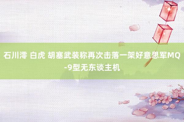 石川澪 白虎 胡塞武装称再次击落一架好意思军MQ-9型无东谈主机