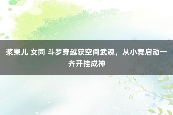 浆果儿 女同 斗罗穿越获空间武魂，从小舞启动一齐开挂成神