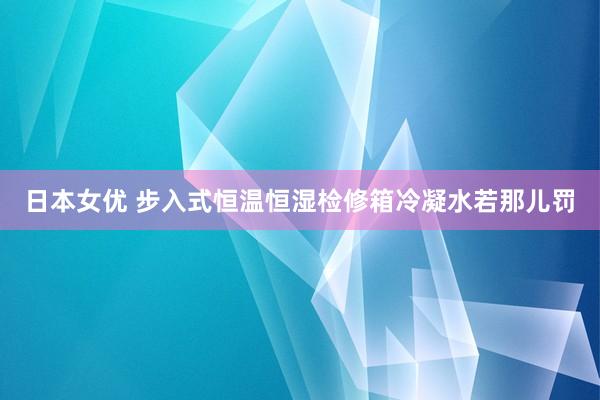 日本女优 步入式恒温恒湿检修箱冷凝水若那儿罚