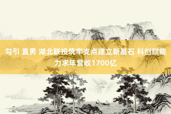勾引 直男 湖北联投筑牢支点建立新基石 科创赋能力求年营收1700亿
